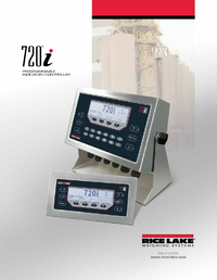 Thumbnail of document Data Sheet - 720i Programmable Weight Indicator & Controller
